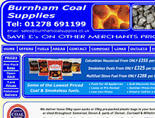 Tablet Screenshot of burnhamcoalsupplies.co.uk